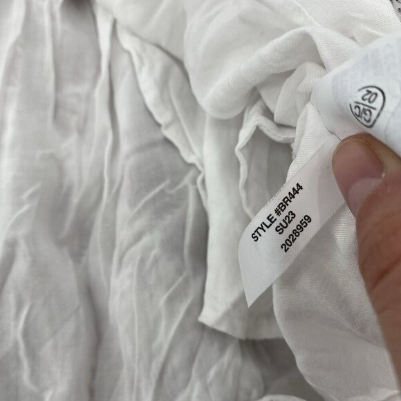 J. Crew Size 6 Drop Waist Cotton Poplin Mini Dress Bouquet Block Print BR444 - Picture 5 of 15